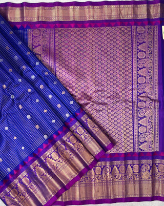 GADWAL PURE SILK HANDLOOM SAREE WITH  BORDER