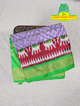 IKKAT PURE SILK HANDLOOM SAREE