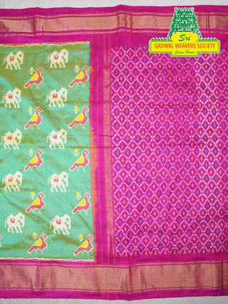 IKKAT PURE SILK HANDLOOM SAREE