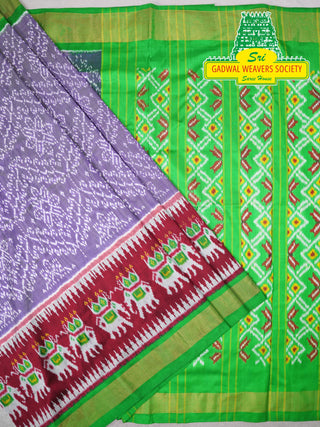 IKKAT PURE SILK HANDLOOM SAREE