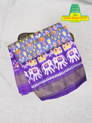 IKKAT PURE SILK HANDLOOM SAREE