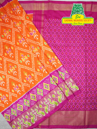 IKKAT PURE SILK HANDLOOM SAREE