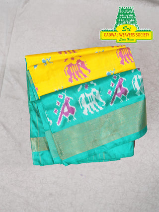 IKKAT PURE SILK HANDLOOM SAREE