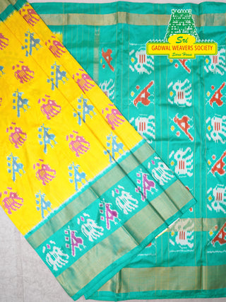 IKKAT PURE SILK HANDLOOM SAREE