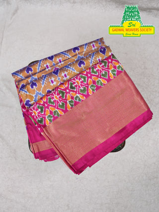 IKKAT PURE SILK HANDLOOM SAREE