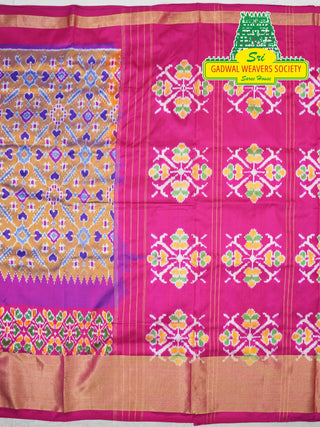 IKKAT PURE SILK HANDLOOM SAREE