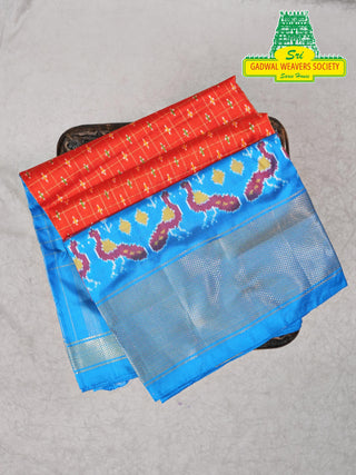 IKKAT PURE SILK HANDLOOM SAREE