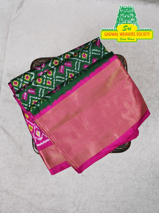 IKKAT PURE SILK HANDLOOM SAREE