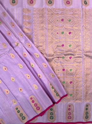 GADWAL PURE SILK HANDLOOM SAREE WITH BORDER