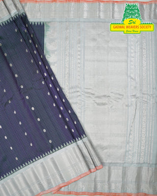 GADWAL PURE SILK HANDLOOM SAREE WITH BORDER