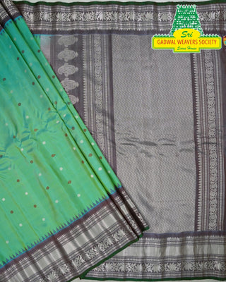 GADWAL PURE SILK HANDLOOM SAREE WITH BORDER