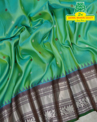 GADWAL PURE SILK HANDLOOM SAREE WITH BORDER