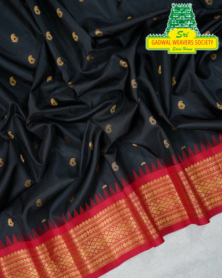 GADWAL PURE SILK HANDLOOM SAREE GANGA JAMUNA