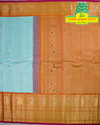 EXCLUSIVE GADWAL PURE SILK HANDLOOM SAREE