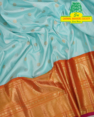 EXCLUSIVE GADWAL PURE SILK HANDLOOM SAREE