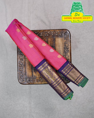 EXCLUSIVE GADWAL PURE SILK HANDLOOM SAREE