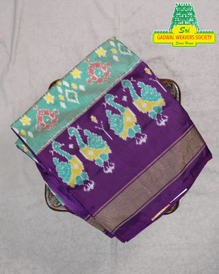 IKKAT PURE SILK HANDLOOM SAREE