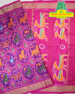 IKKAT PURE SILK HANDLOOM SAREE