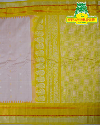 GADWAL PURE SILK HANDLOOM SAREE WITH BORDER