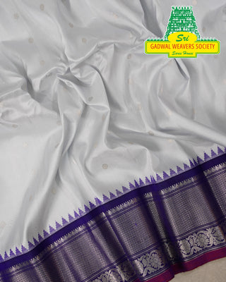 GADWAL PURE SILK HANDLOOM SAREE WITH BORDER