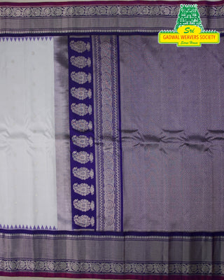 GADWAL PURE SILK HANDLOOM SAREE WITH BORDER