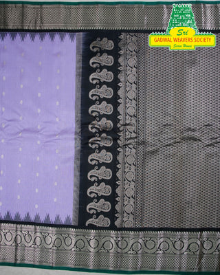 GADWAL PURE SILK HANDLOOM SAREE WITH KUTTU BORDER