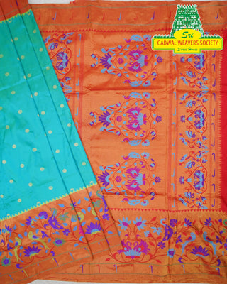 GADWAL PURE SILK PAITHANI SAREE