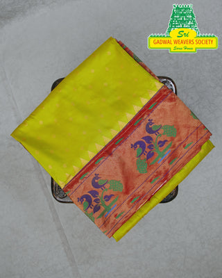 GADWAL PURE SILK PAITHANI SAREE