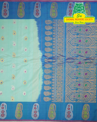 GADWAL PURE SILK HANDLOOM SAREE WITH BORDER