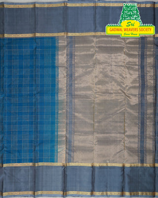 PURE KANCHIPURAM SAREES WITH GAP BORDER