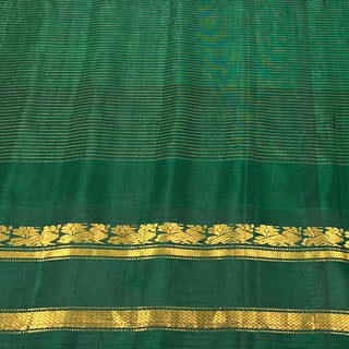 GADWAL PURE SILK HANDLOOM SAREE WITH GAP BORDER