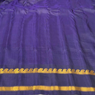 GADWAL PURE SILK HANDLOOM SAREE WITH GAP BORDER