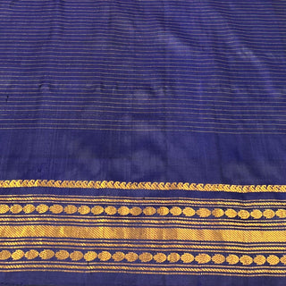 GADWAL PURE SILK HANDLOOM SAREE WITH GAP BORDER