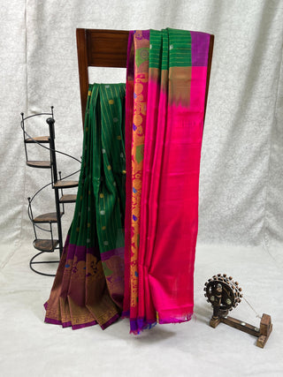 HANDLOOM GADWAL PURE SILK LEHENGA