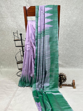 NO ZARI GADWAL PURE SILK HANDLOOM SAREE