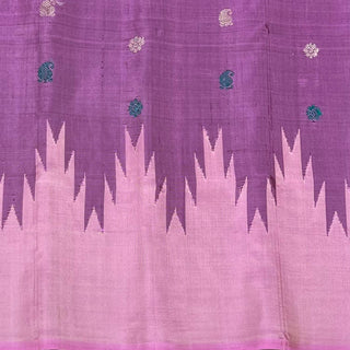 NO ZARI GADWAL PURE SILK HANDLOOM SAREE