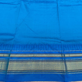 Narayanpet Pure Silk Saree with temple border