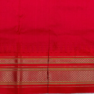 Narayanpet Pure Silk Saree with temple border