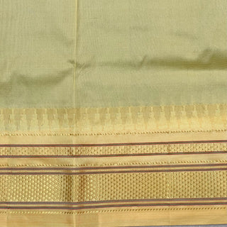 Narayanpet Pure Silk Saree with temple border