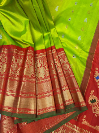 EXCLUSIVE GADWAL PURE SILK HANDLOOM SAREE