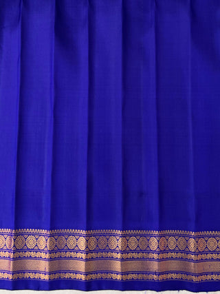 GADWAL PURE SILK HANDLOOM SAREE WITH KUTTU TEMPLE BORDER