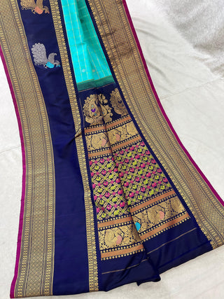 EXCLUSIVE GADWAL PURE SILK HANDLOOM SAREE