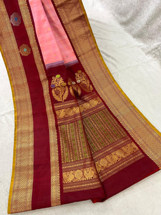 EXCLUSIVE GADWAL PURE SILK HANDLOOM SAREE