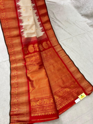 HANDLOOM GADWAL PURE SILK SAREE