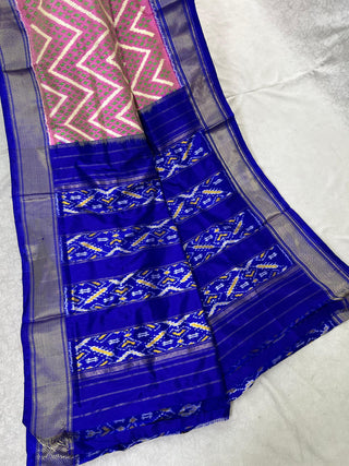 IKKAT PURE SILK HANDLOOM SAREE