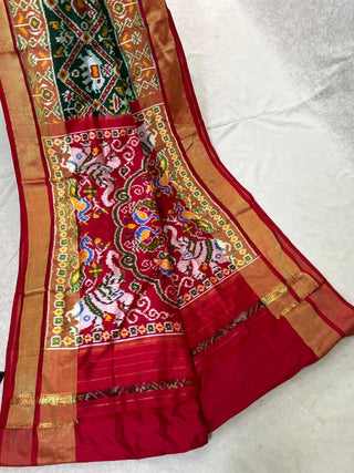 IKKAT PURE SILK HANDLOOM SAREE