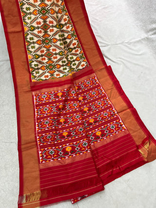 IKKAT PURE SILK HANDLOOM SAREE