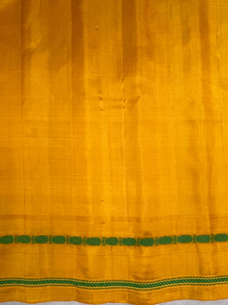 GADWAL PURE SILK HANDLOOM SAREE WITH GAP BORDER