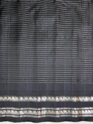 GADWAL PURE SILK HANDLOOM SAREE WITH GAP BORDER