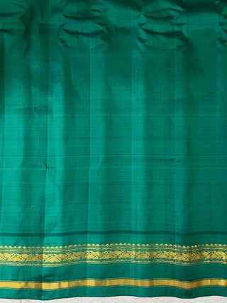 GADWAL PURE SILK HANDLOOM SAREE WITH GAP BORDER